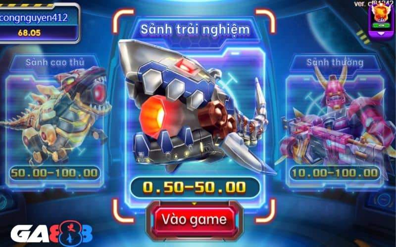 Có nhiều sảnh cược trong game bắt cá Vũ Trụ