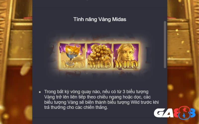 Biểu tượng ngẫu nhiên có thể chuyển hóa thành biểu tượng vàng
